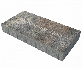 Тротуарная плитка Выбор Прямоугольник Б.5.П.10 600х300х100 мм Листопад Гранит Старый замок