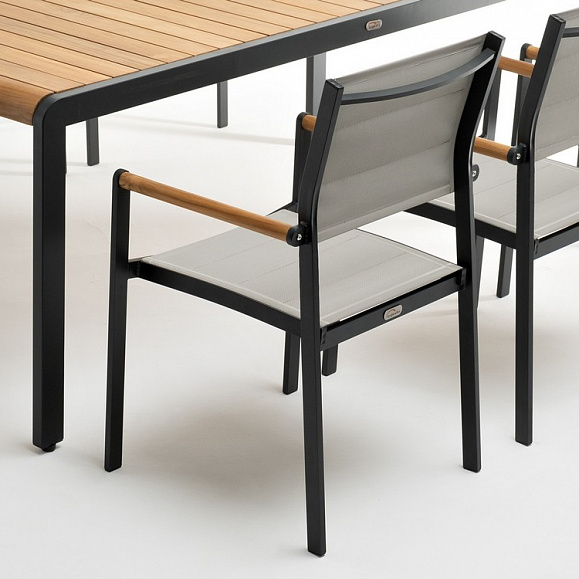 Стул из алюминия MAYA темный графит Joygarden фото 6