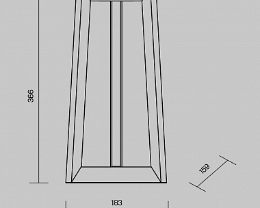 Ландшафтный светильник Luft Maytoni O466FL-L12B3K цвет Черный