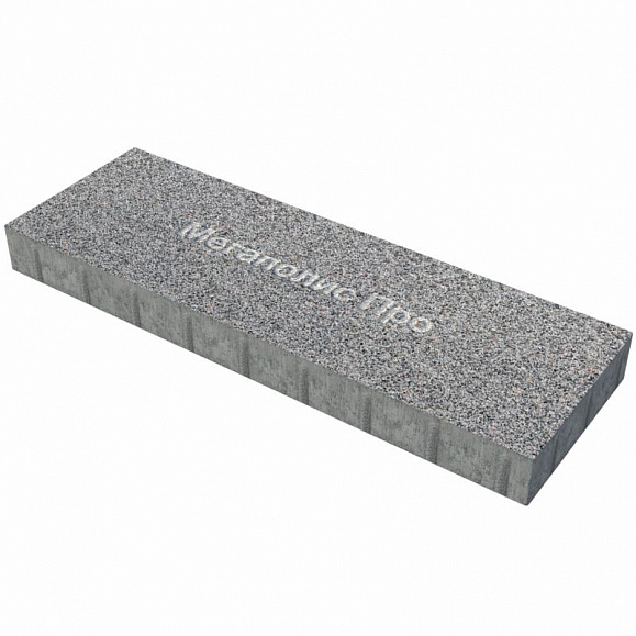 Пошаговая плита для дорожек 900х300х80 мм Серый с черным гранит фото 1