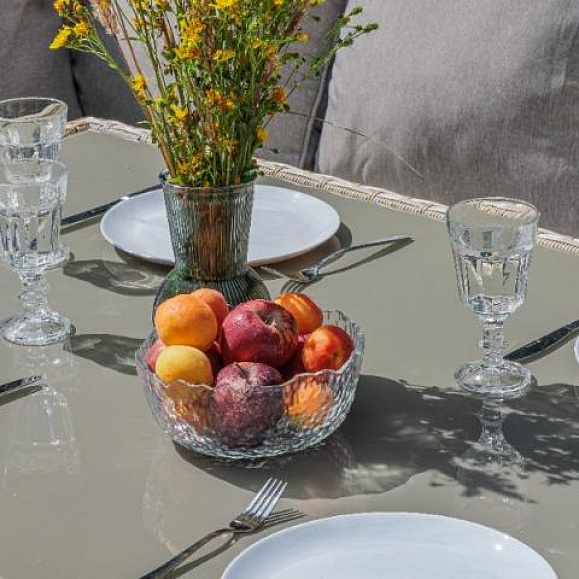 Угловой комплект Zorro Wood Double Royal Family из искусственного ротанга, цвет бежевый фото 3