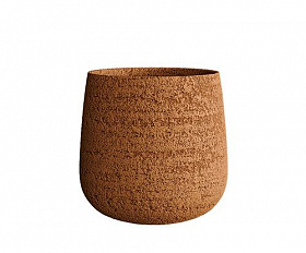 Кашпо Concretika Cone D24 H26 Erosia Ochre