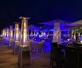 Уличный газовый обогреватель EVA Royal Family из нержавеющей стали