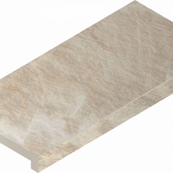 Керамогранитная ступень Italon Манетик X2 Уайт X2 33X60 Угл.пр фото 1