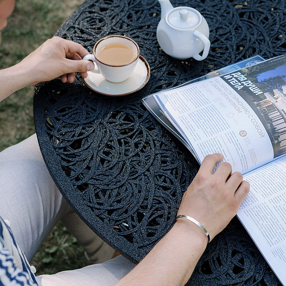 Стол Vitgarden из базальта, цвет черный фото 2