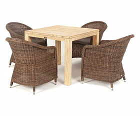 Обеденная группа Виченца R 4SIS, цвет коричневый