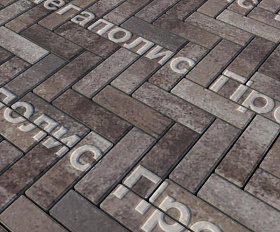 Тротуарная плитка Выбор Паркет Б.4.П.6 Листопад Хаски