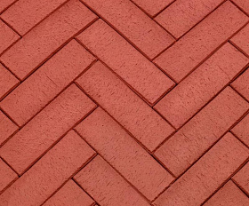 Тротуарная клинкерная брусчатка ЛСР Лондон Лонг 250х80х50 мм, красный