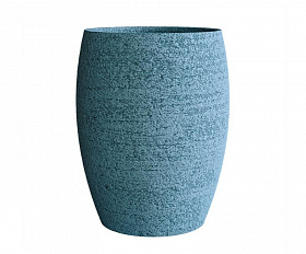 Кашпо Concretika Oval D30 H41 Erosia Blue