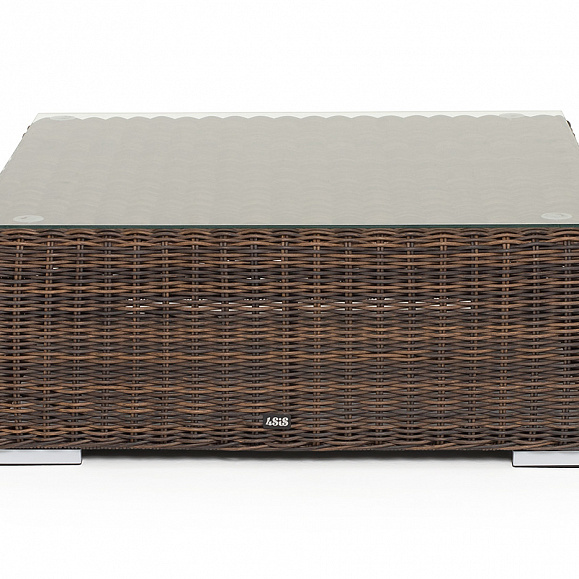 Капри журнальный столик плетеный, цвет коричневый фото 1