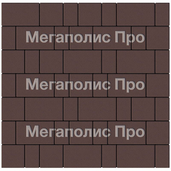 Тротуарная плитка Выбор Старый город А.1.Фсм.4 40 мм. Коричневый фото 3
