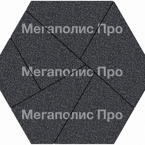 Тротуарная плитка Выбор Оригами Б.4.Фсм.8 80 мм Стоунмикс Черный с белым фото 3