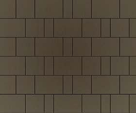 Тротуарная плитка Фабрика Готика Новый Город 240х160х60, 160х160х60, 80х160х60 мм. PROFI темно-коричневый на сером цементе ч/п