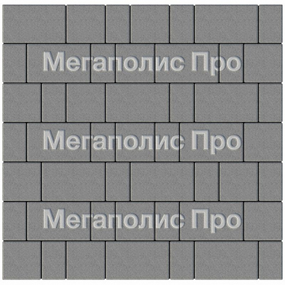 Тротуарная плитка Выбор Старый город А.1.Фсм.4 40 мм. Серый фото 3