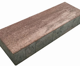 Тротуарная плитка Лидер 40 Паркет ColorMix 80мм Гранат