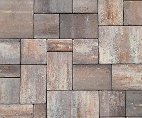 Тротуарная плитка Artstein Инсбрук Альпен 60 мм Color Mix Берилл гладкая