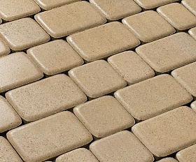 Тротуарная плитка 342 механический завод Классика 60 мм Белый