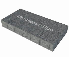 Тротуарная плита Фабрика Готика 600x300x80 мм Сильвер 13