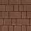 Тротуарная плитка Каменный Век Старый город 60 мм. Светло-коричневый