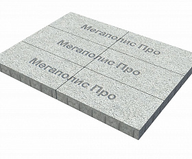 Тротуарная плита Фабрика Готика 600х300х60 мм Покостовский FINERRO