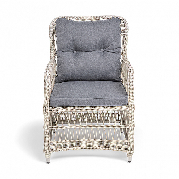 Цесена кресло плетеное из искусственного ротанга, цвет бежевый фото 3