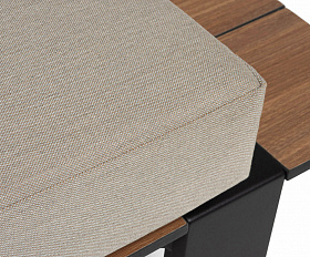 Тулон угловой модульный диван, каркас из алюминия