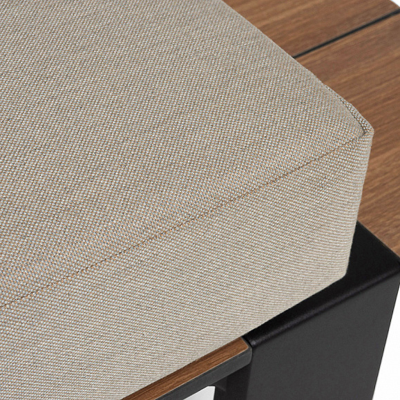 Тулон угловой модульный диван, каркас из алюминия фото 5