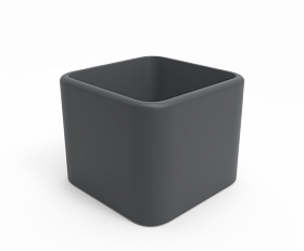Кашпо Berkano Cubo 60 Graphite