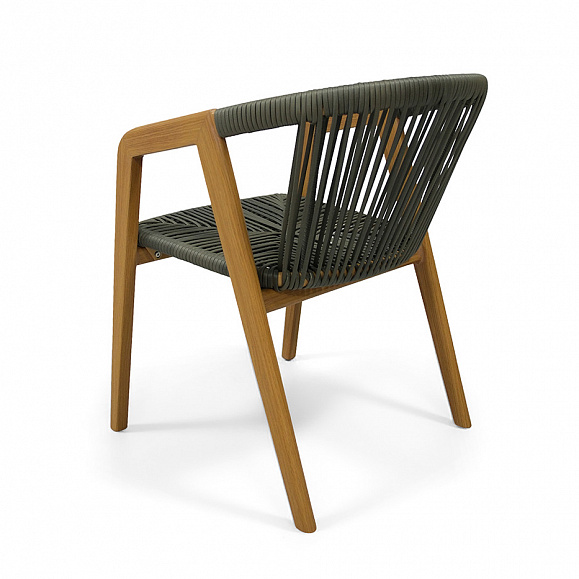 Будапешт стул из искусственного ротанга, цвет темно-серый фото 6