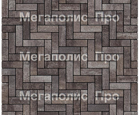 Тротуарная плитка Выбор Паркет Б.4.П.6 Листопад Гранит Хаски