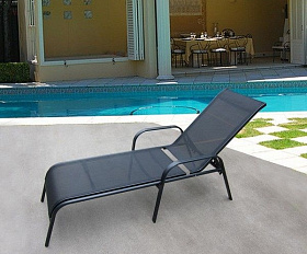 Шезлонг-лежак Бирма-1 MC-2051A Black