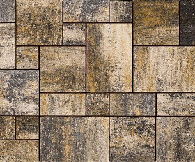 Тротуарная плитка 342 Механический завод Вилла ColorMix 80мм Байкал