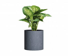 Кашпо Concretika Tube S D49H49 Basalt