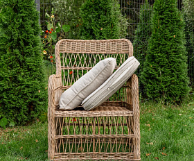 Обеденные кресла Isabella Royal Family из искусственного ротанга, цвет бежевый