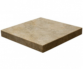 Клинкерная угловая ступень Модерн Interbau Abell Желто-бежевый 270, 304*304*9,5 мм