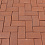 Тротуарная клинкерная брусчатка ЛСР Эдинбург 200х100х50 мм, темно-красный