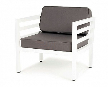 Кресло интерьерное Глория 4SIS  каркас из алюминия