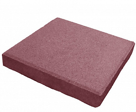 Тротуарная плитка Квадрат Спецбетон 300х300х70 мм Красно-коричневый