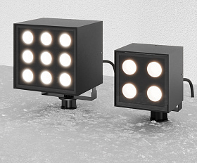 Ландшафтный светильник Ares Maytoni O309FL-L8B3K цвет Черный