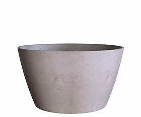 Кашпо Concretika Bowl D52 H29 Concrete White
