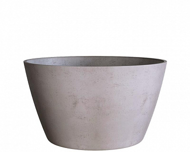 Кашпо Concretika  Bowl D52 H29 Concrete White