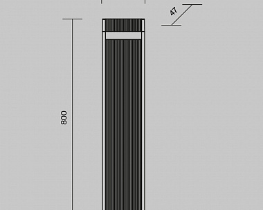 Ландшафтный светильник Sten Maytoni O444FL-L13GF3K1 цвет Графит