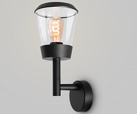 Настенный светильник (бра) Faro Maytoni O039WL-01B цвет Черный