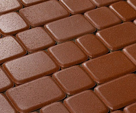 Тротуарная плитка 342 механический завод Классика 60 мм Красный