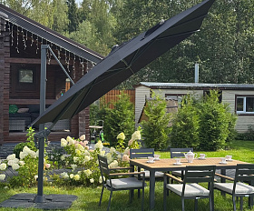 Зонт Sky Black Royal Family квадратный в комплекте с утяжелителями