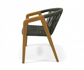 Будапешт стул из искусственного ротанга, цвет темно-серый