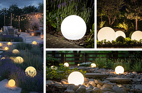 Светящиеся шары для сада: идеи оформления и советы по использованию