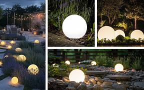 Светящиеся шары для сада: идеи оформления и советы по использованию