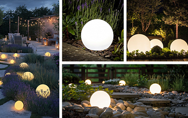 Светящиеся шары для сада: идеи оформления и советы по использованию