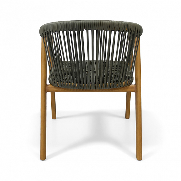 Будапешт стул из искусственного ротанга, цвет темно-серый фото 7